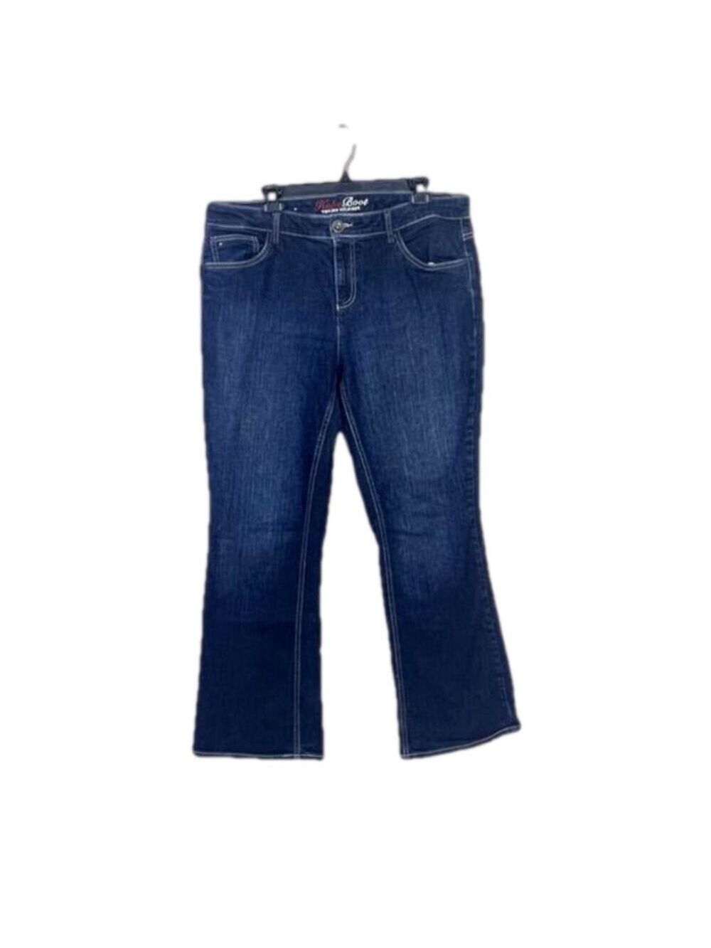 Tommy Hilfiger Hope Boot Womens Size 16 Boot Cut Fit High Rise Blue Jeans